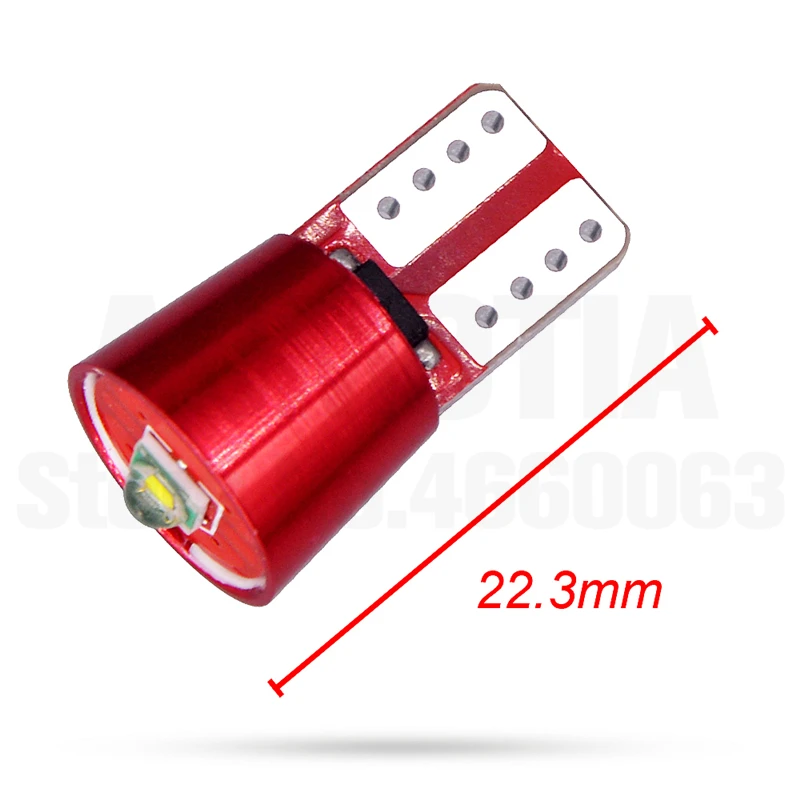 

4pcs T10 Car LED light W5W 1 LEDs Auto Interior Side lights License Plate Lamp DC 12V