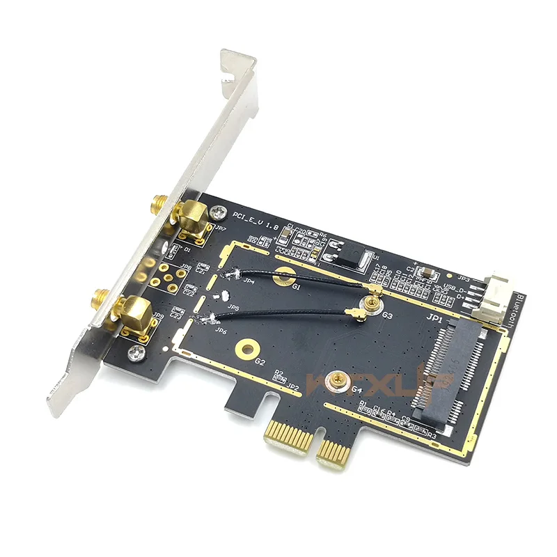 Мини PCI E pcie Wi Fi карта на рабочий стол PCIE Express беспроводной Bluetooth адаптер