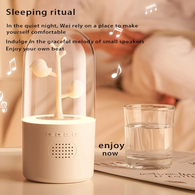 

Ночсветильник KX4A с регулируемой яркостью, светодиодная настольная лампа для спальни, гостиной, детской, офиса с динамиком