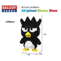balody mini blocks animal model plastic building toy big size cartoon penguin anime figures brinquedos for children girls gifts