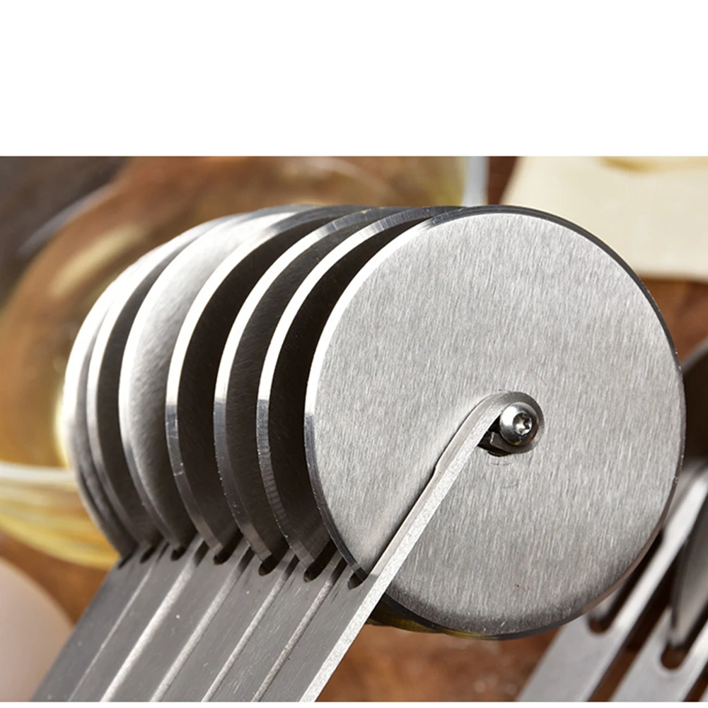 

Slicer 5 Wheel Pizza Knife Dough Divider Adjustable Pizza Cutter Cookie Pastry Cutter Wheel Kitchen Tool for Baking Accessories