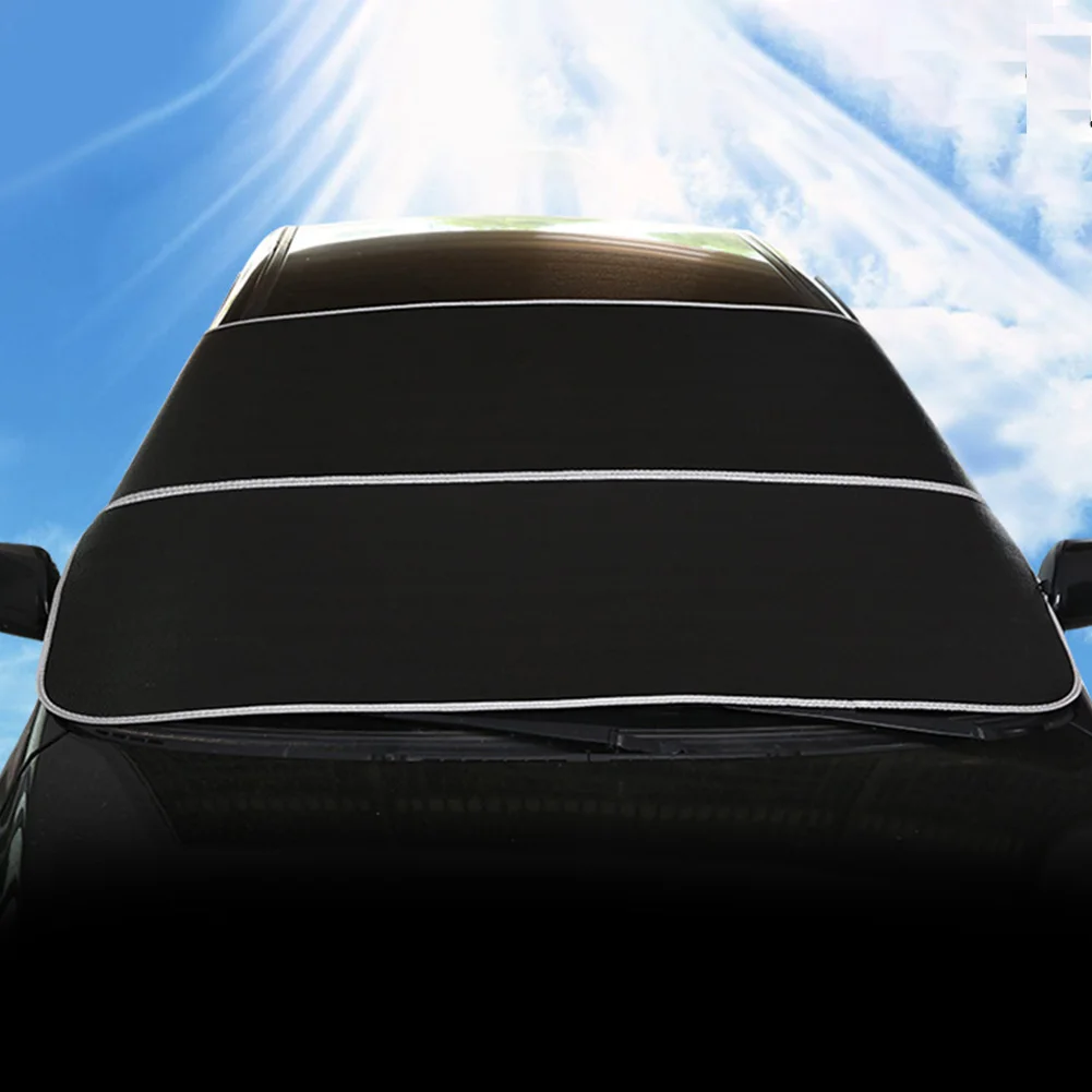 

Multifunctional Snow Shield Universal Styling Summer Winter Anti Freeze Car Accessories Wear Resistant UV Proof Windshield Cover