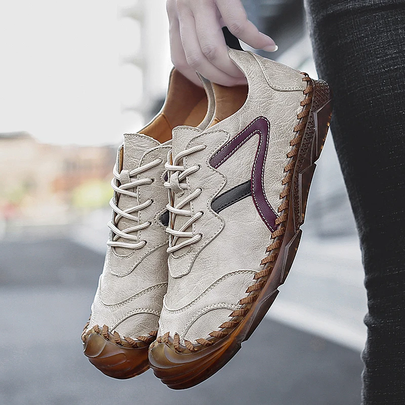 

Cheap Harajuku Lazy Socks Shoes Men Running Shoes Leather Flat Loafers Driving Shoes Office Business Dress Shoes Footwear