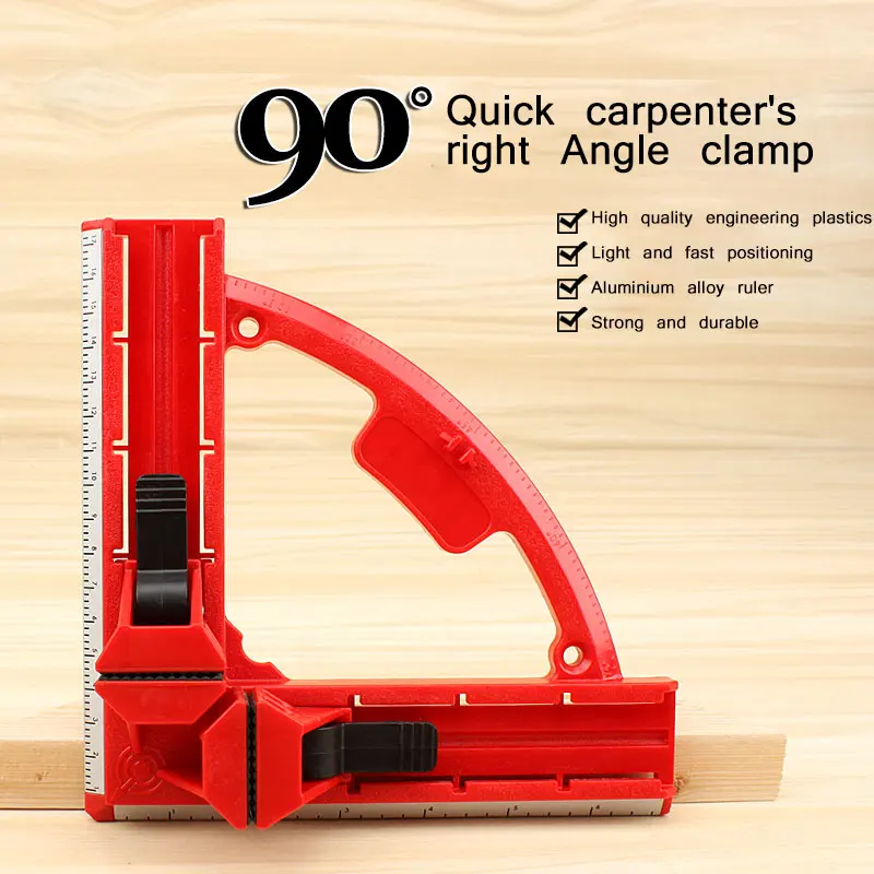 Регулируемый угол 90 градусов зажим прямоугольный Зажим пластиковый угловой