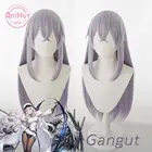 Парик для косплея из мультфильма голубой глаз, термостойкий синтетический фиолетовый, для косплея