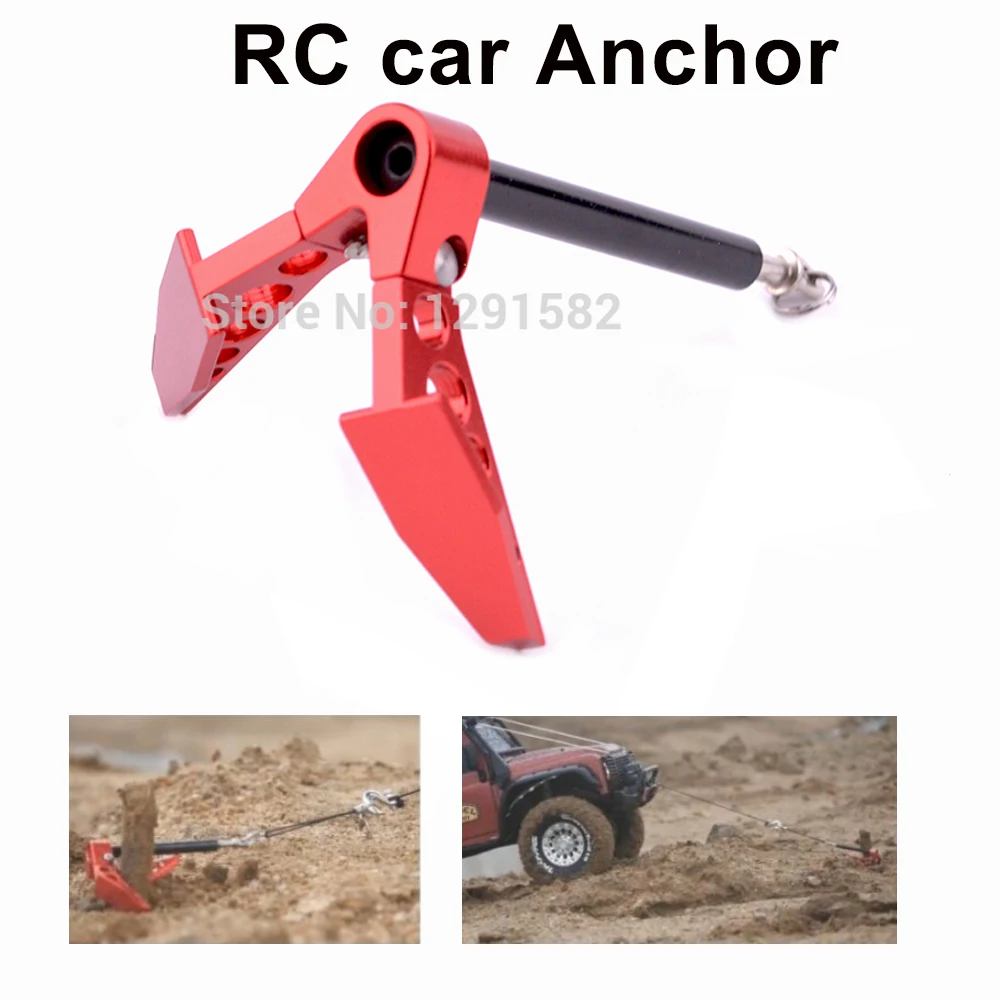 RC Складная лебедка якорь земной декор с якорем инструмент для 1/10 Гусеничный