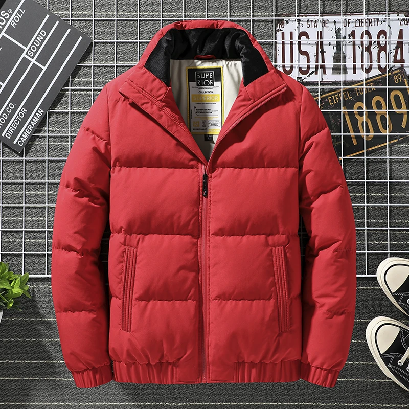 Plus size  7XL, 8XL Winter White Duck Thick Down Jacket Men High Quality Windbreaker  Parka Men Casual Outwear Warm Down Jacket