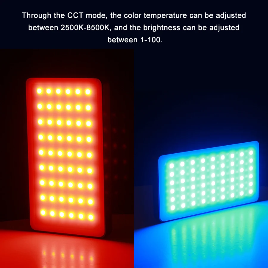 

MAMEN Multi-function RGB Video Fill Light 4000mAh 2500-8500K CRI 95+ Photographic Lighting for Camera Selfie Vlog Youtube Light