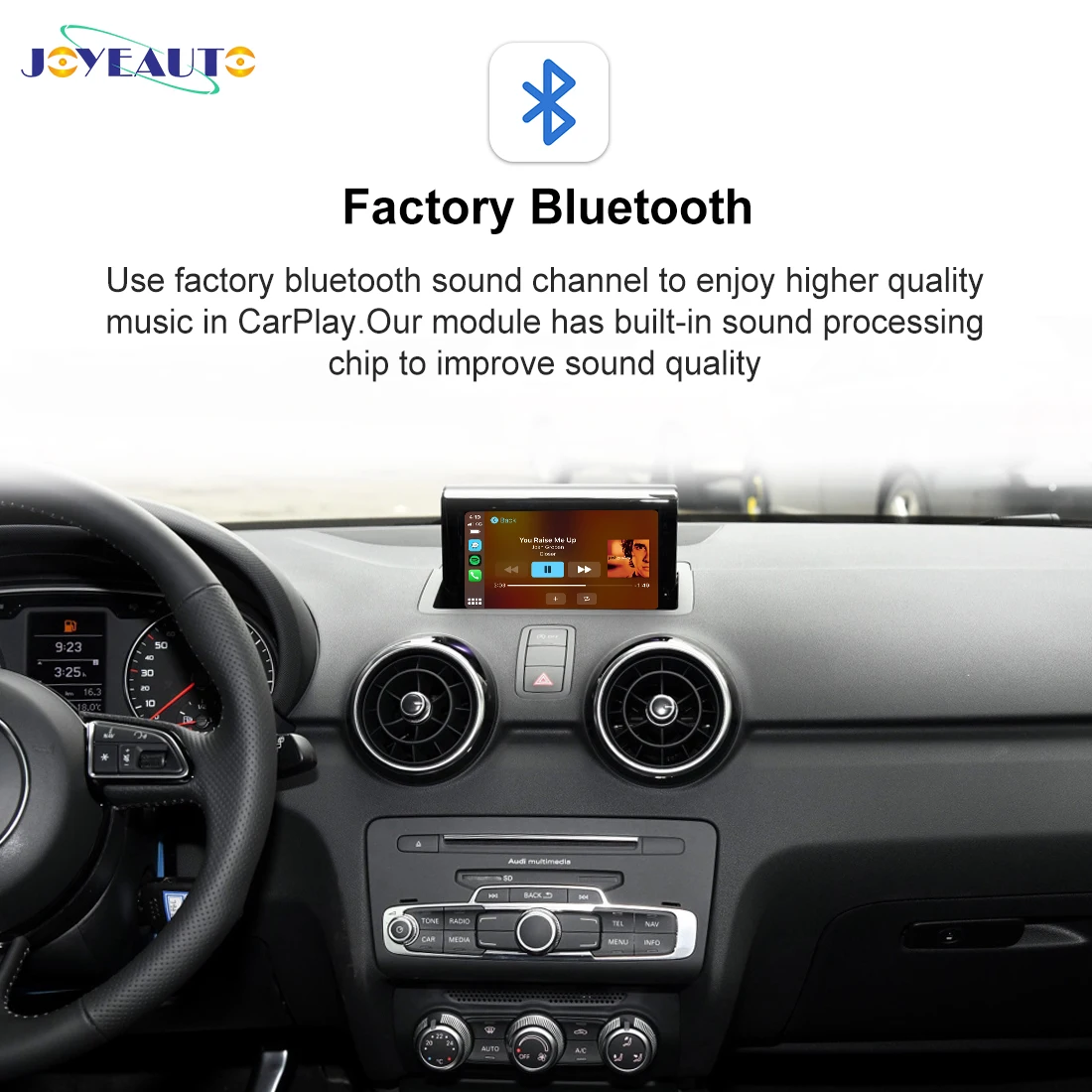 구매 Joyeauto AutoRaio For Audi A1 Q3 2012 2013 2014 2015 2016 2017 2018 안드로이드 자동 무선 Apple Carplay 인터페이스 액세서리