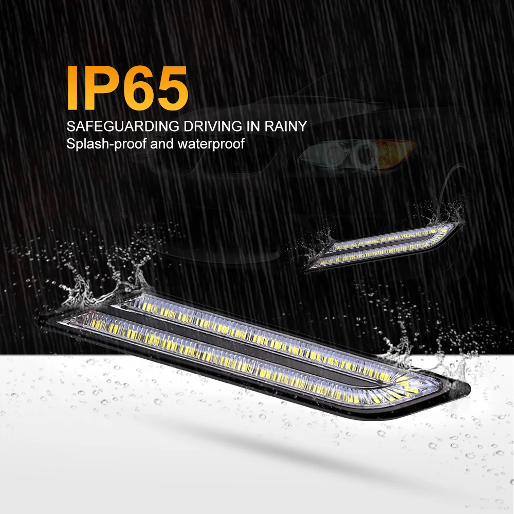 Nlpearl 2 шт. 33SMD автомобильный светильник сборки Led DRL Габаритные огни s для