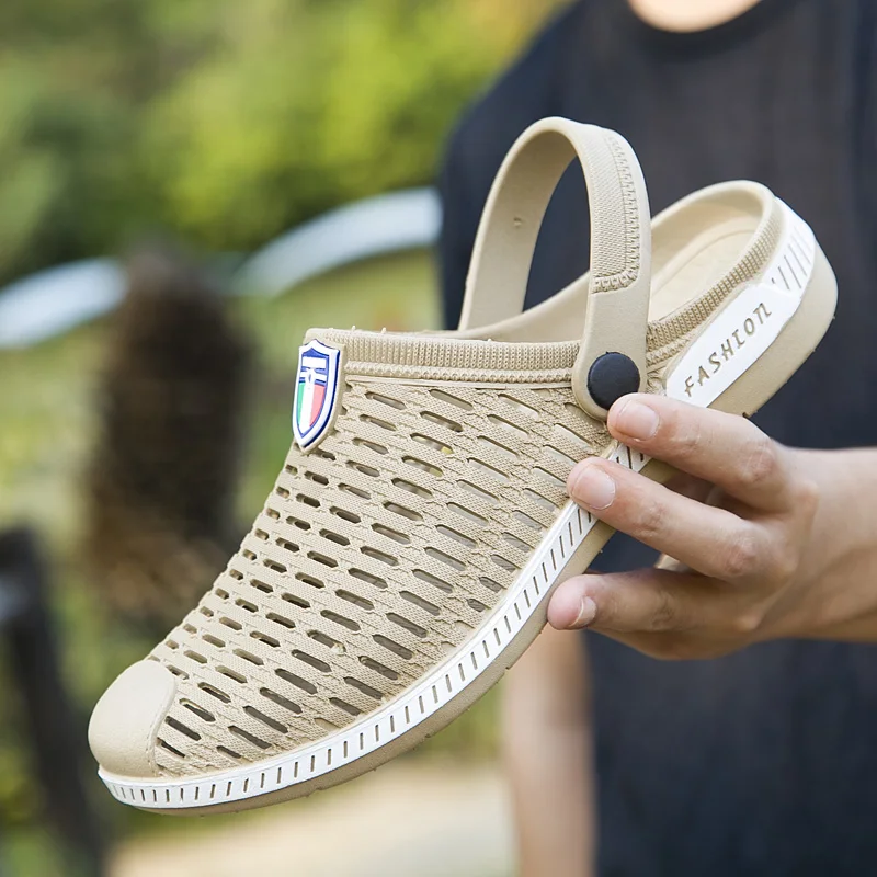 Оригинальные новые садовые Вьетнамки водонепроницаемая обувь Мужская