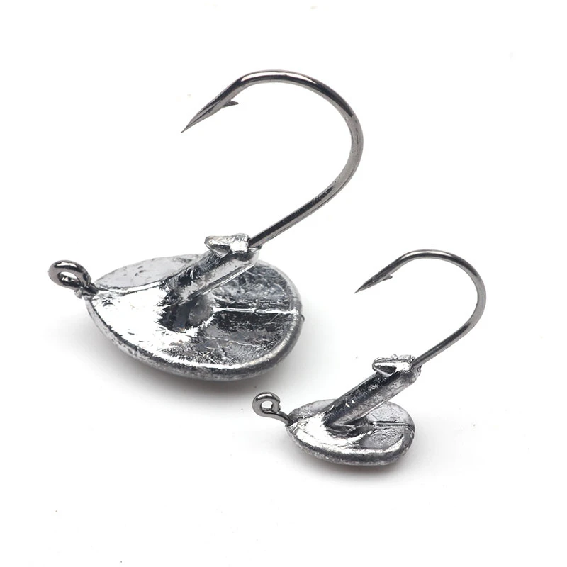 Rompin 5 шт./пакет стакан Lead Jig Head набор рыболовных крючков с бородкой и рыболовный