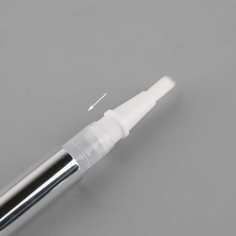 50 шт. 3 мл серебро/золото Алюминий циферблат карандаш для макияжа Пустой Круглый