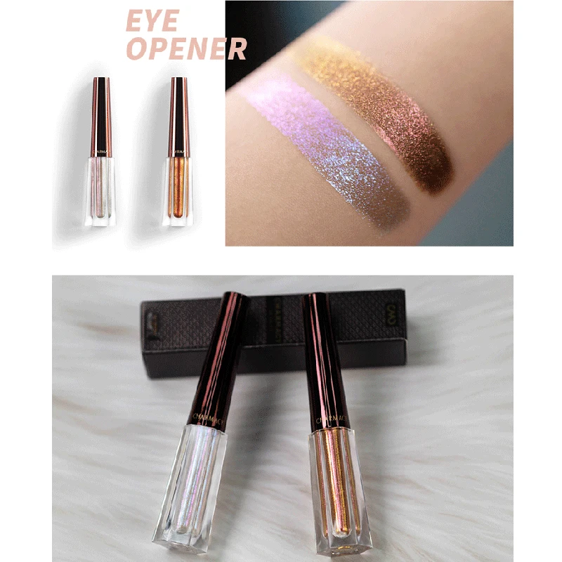 Тени для век жидкие хамелеоновые блестящие 4 шт. |