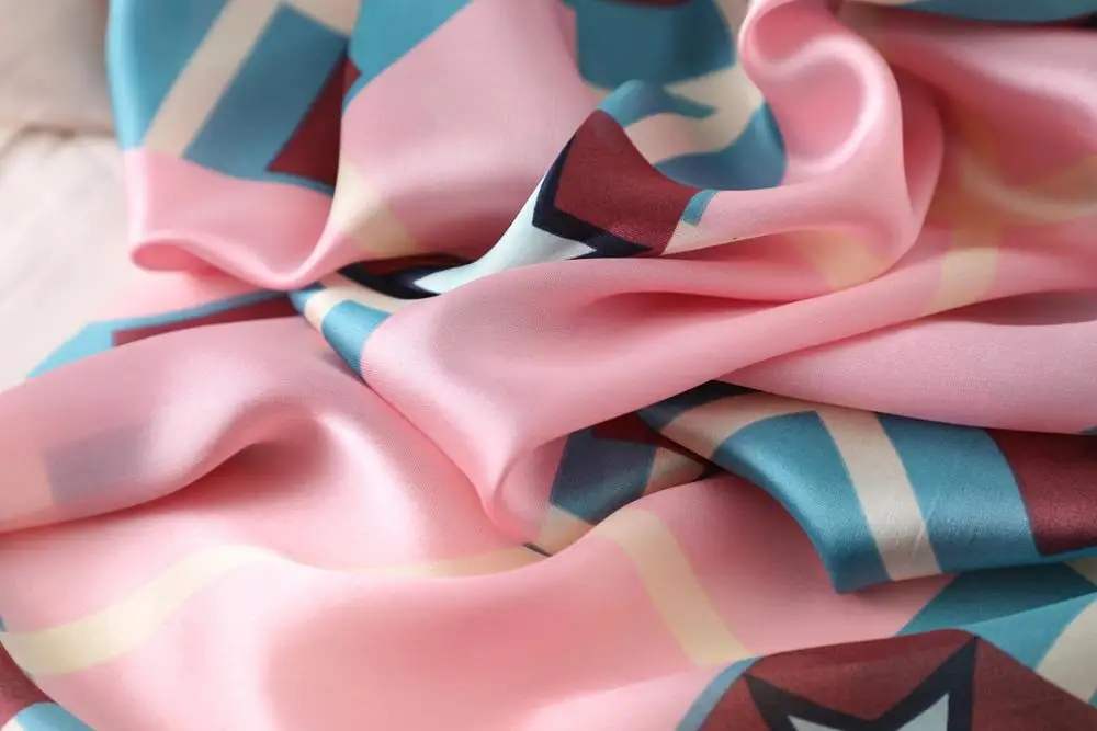 Новый дизайн люксовый бренд Твердый Шелковый летний шарф звезда хиджаб для