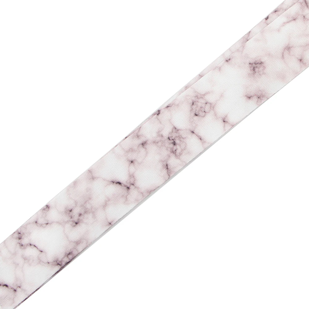 

JF0230 White Marble Lanyard For Keys Cute Cell Phone Straps ID Card Passport Gym USB Badge Holder Keychain Lanyards Neck Straps