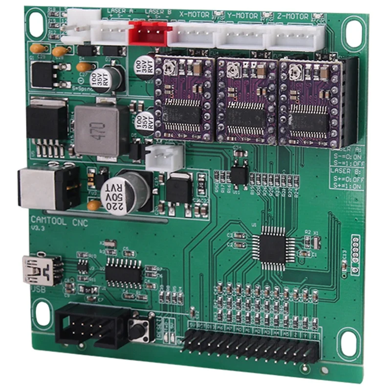 GRBL USB порт ЧПУ гравировальный станок Плата управления для 1610 2418 3018 машины |