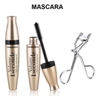 Новая Черная крутящаяся тушь для ресниц с Тонкой кисточкой, гладкая водостойкая не размазывающаяся тушь для ресниц, косметический инструмент для глаз TSLM1