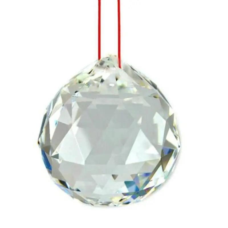 5 шт. прозрачный Многогранный хрустальный шар люстра Призмы потолочный