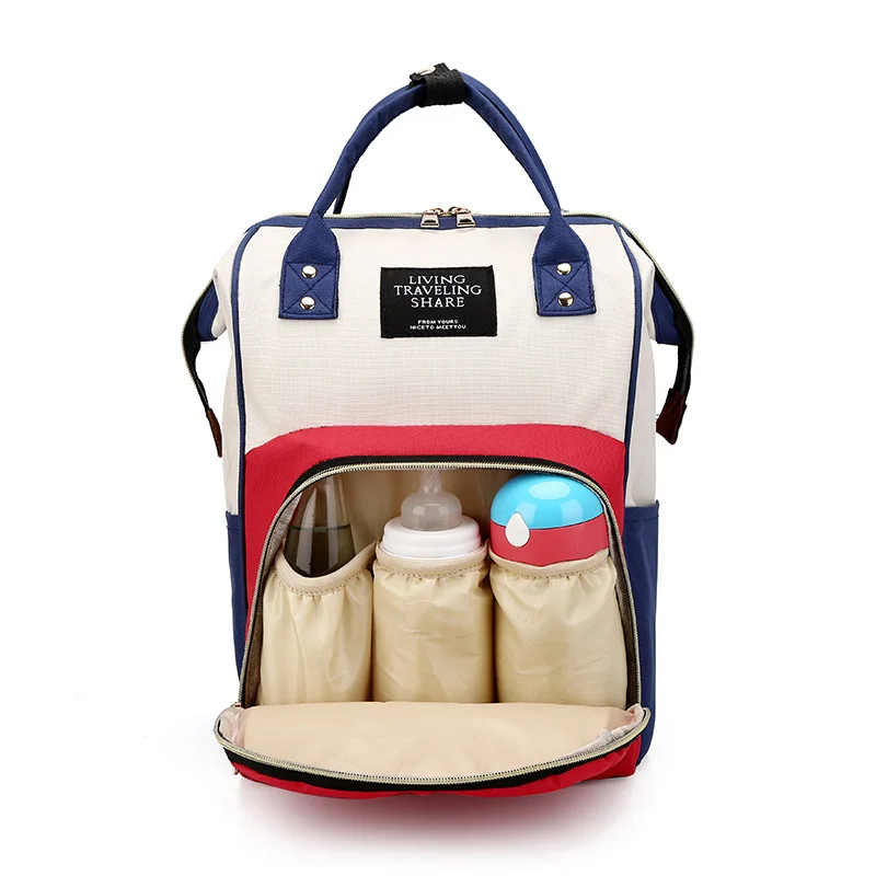 

Многофункциональная сумка для подгузников для мамы, рюкзак на молнии, Вместительная дорожная сумка, сумка для мам, сумка для беременных и дл...
