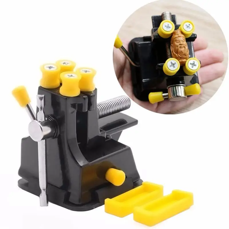DIY Mini Jewelry Craft Mould Fixed Repair Woodworking Hand Tool Vice Suction Grip Vise | Инструменты