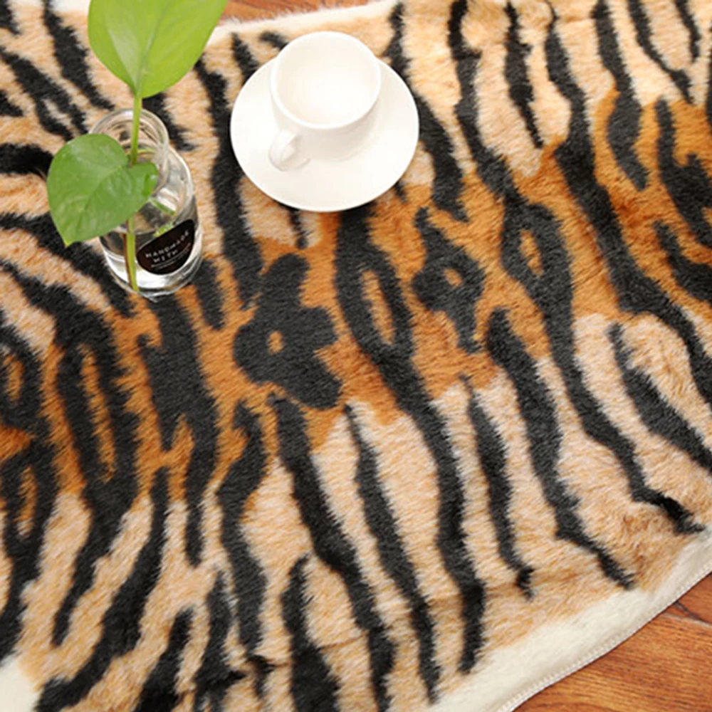 Скандинавский стиль животное имитация кожаный ковер тигра узор Спальня Кабинет