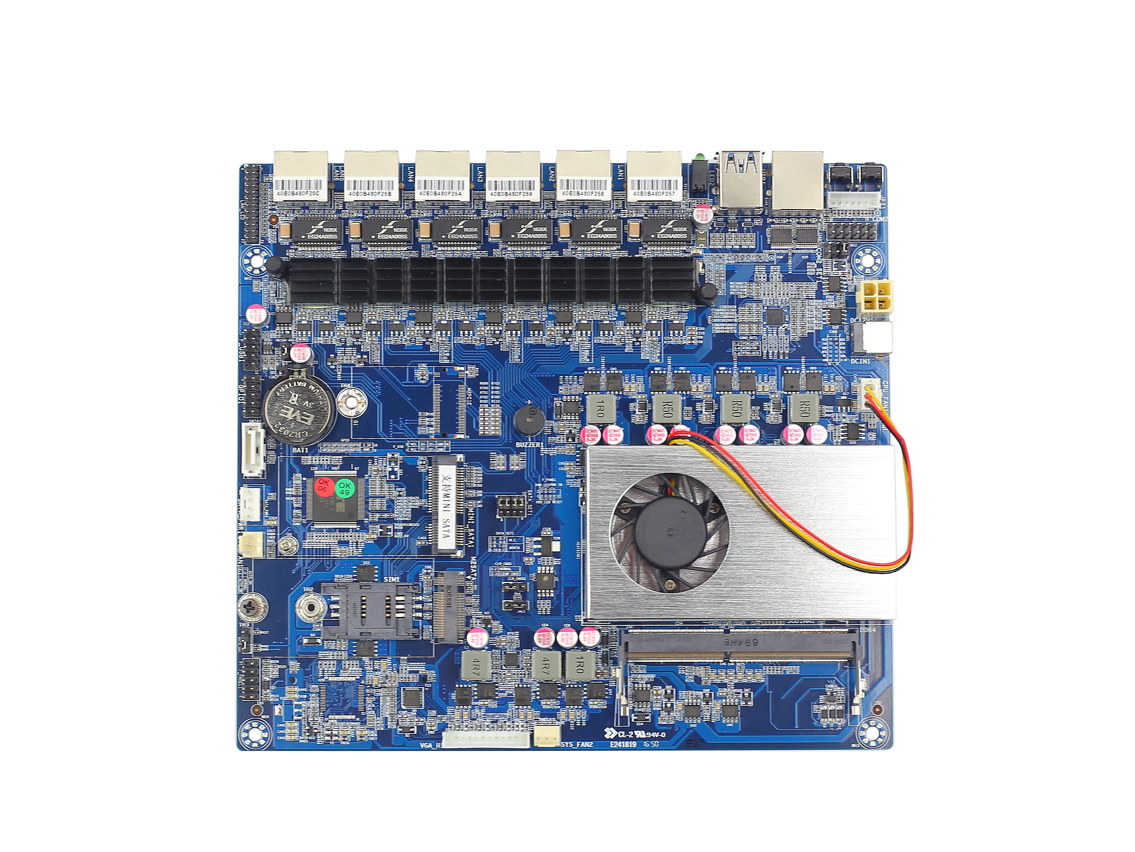 HCiPC M702-1 3855U 6LAN материнская плата Multi LAN брандмауэр Материнская система серверный
