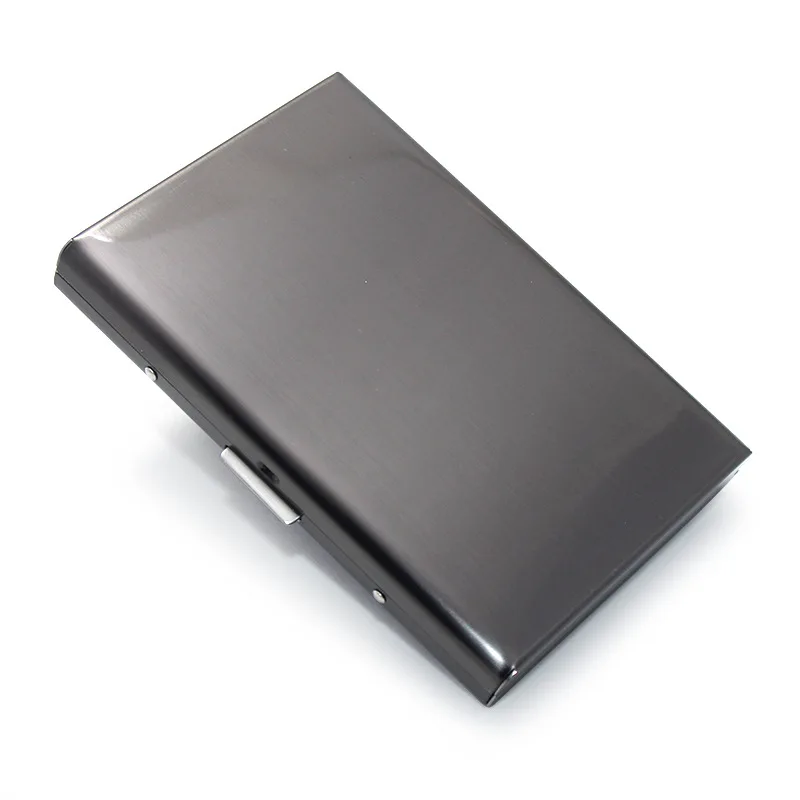 

Metal stainless steel business card case bank credit card case anti-degaussing anti-theft metal business card holder