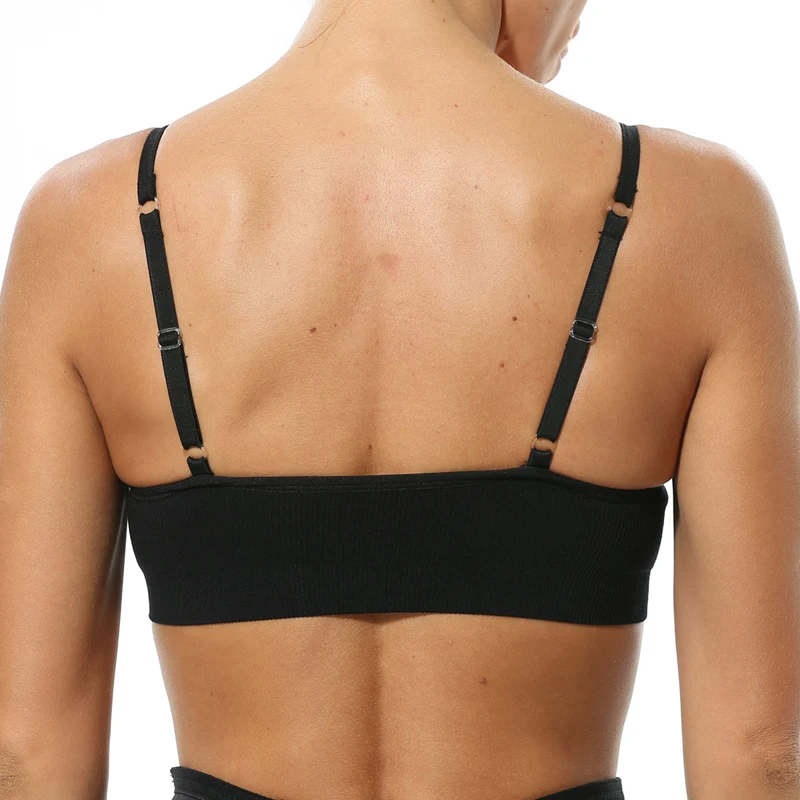 

Seamless Bras Women Sports Bra Gym Running Push Up Bralette Padded Vest Elastic Brassiere Women Fitness Gym Underwear Bra Top