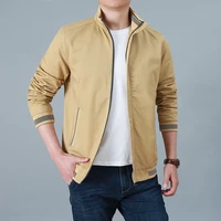 2021mens jacket hot sale men solid color stand collar zipper pocke spring and autumn jacket coat casual comfortable jackets