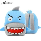 Милые плюшевые Школьные рюкзаки для мальчиков и девочек, объемные Мультяшные школьные сумки с единорогом для детского сада, детские игрушки с животными, сумка для младенцев, Mochila 2-4