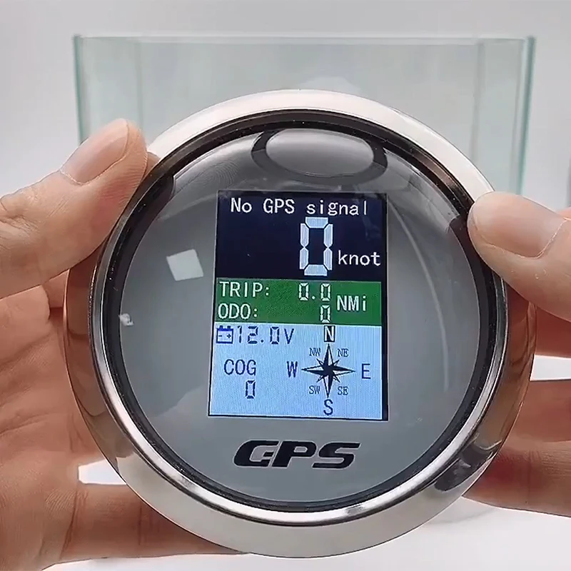 Водонепроницаемый GPS Спидометр с антенной для мотоцикла яхты TFT экран одометр