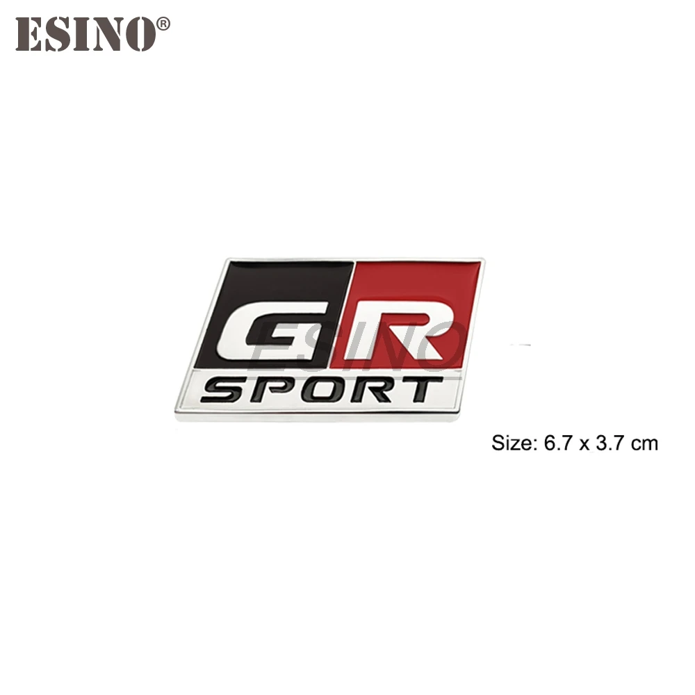 Автомобиль Стайлинг Gazoo Racing GR MN 3D Автомобильная передняя решетка значок из