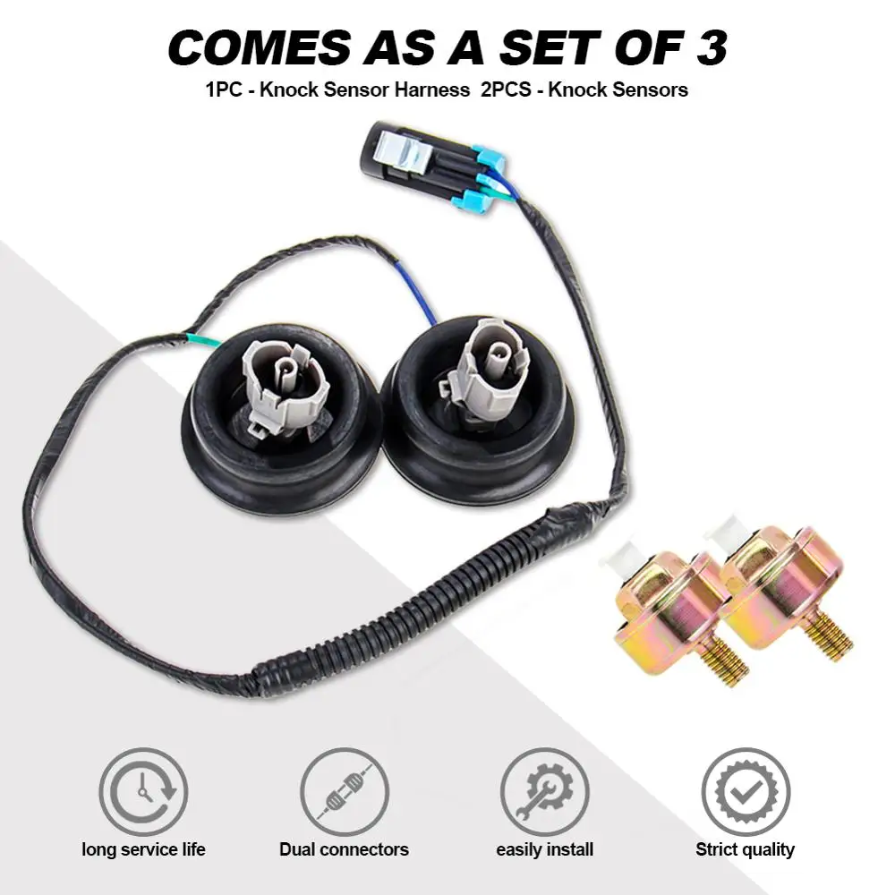 Наборы разъемов для Детонационных датчиков с жгутом Chevy GMC Silverado Cadillac 4.8L / 5.3L 5.7L 6.0L