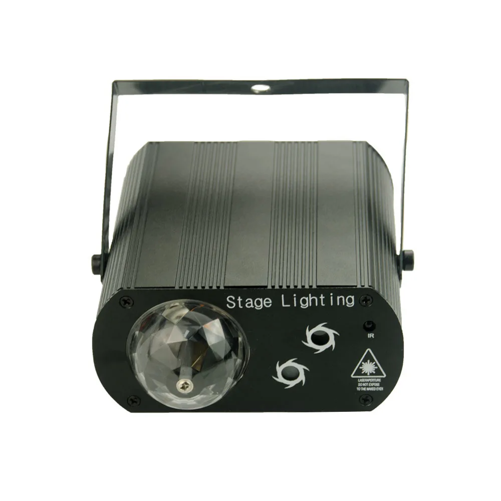 Новый волшебный шар многообразный лазерный свет со звуковым управлением