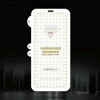 2pcs 15d unbreakable membrane front film for iphone 12 hydrogel film for apple iphone 12 pro max full cover tpu screen protector