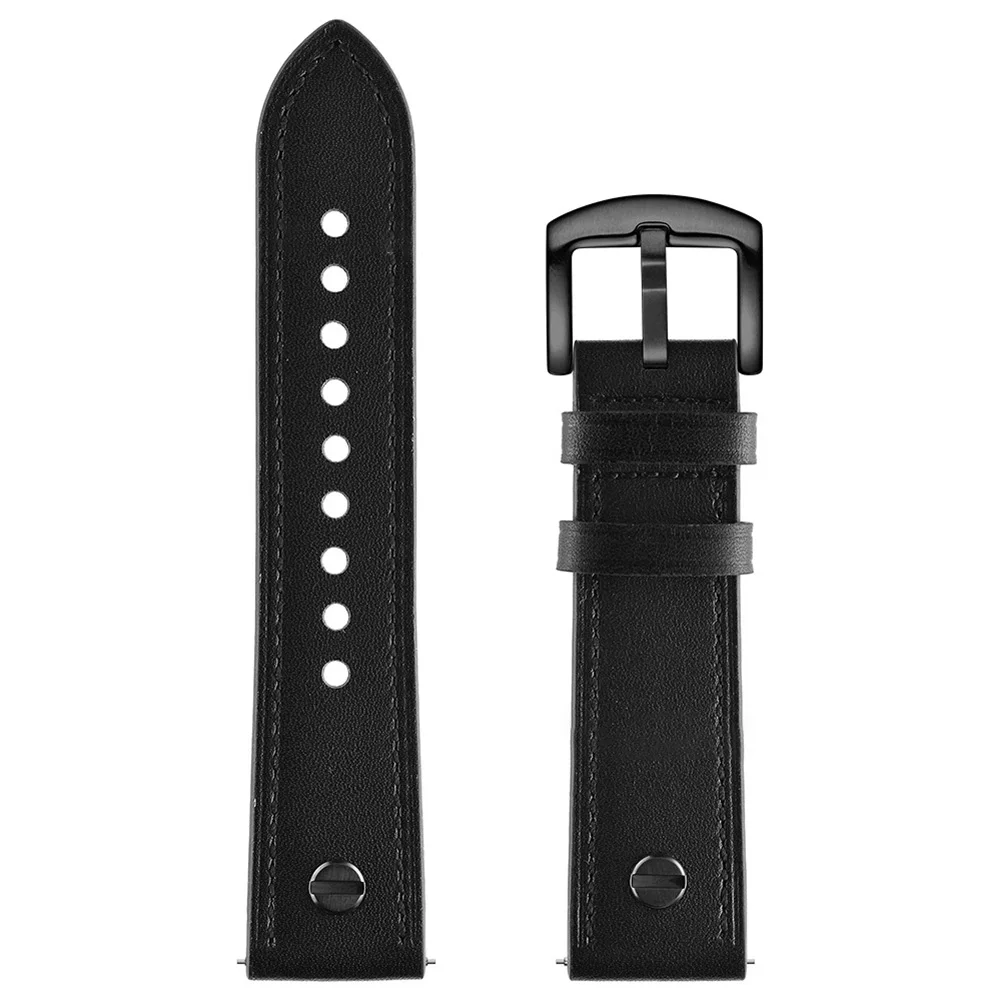 

1Piece Leather Retro Watch Band Replacement 22mm 14g Durable Adjustable Length Vintage Wristwatch Universal Bracelet Strap Belt