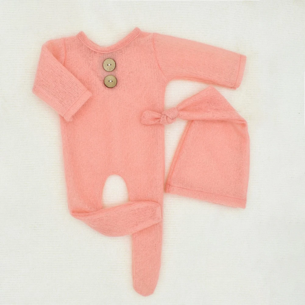Комбинезон для новорожденных одежда мальчиков и девочек Вязаный комбинезон с