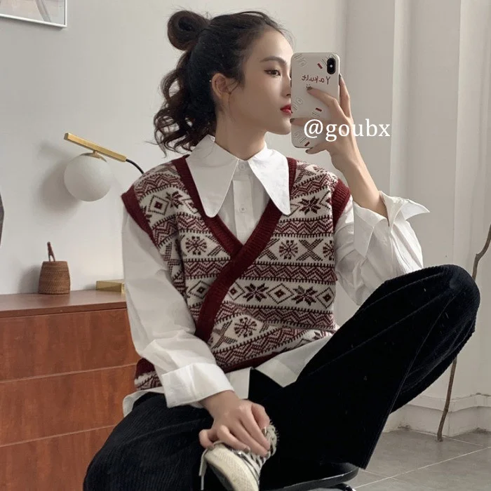 

2021 Autumn Winte Sweater Women Tops Knitted Pullover Korean Style Cardigan Soft Warm Pull Thick Outwear
