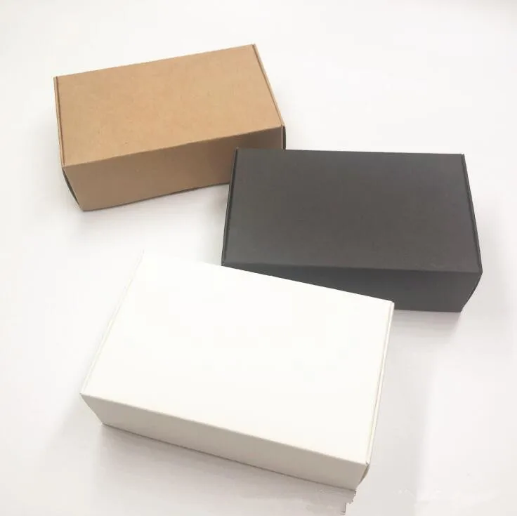 50 шт./лот коробка из крафт-бумаги для творчества упаковка свадебвечерние