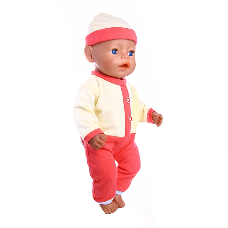 Семейные пижамы/спальные мешки из чистого хлопка для 18-дюймовых американских