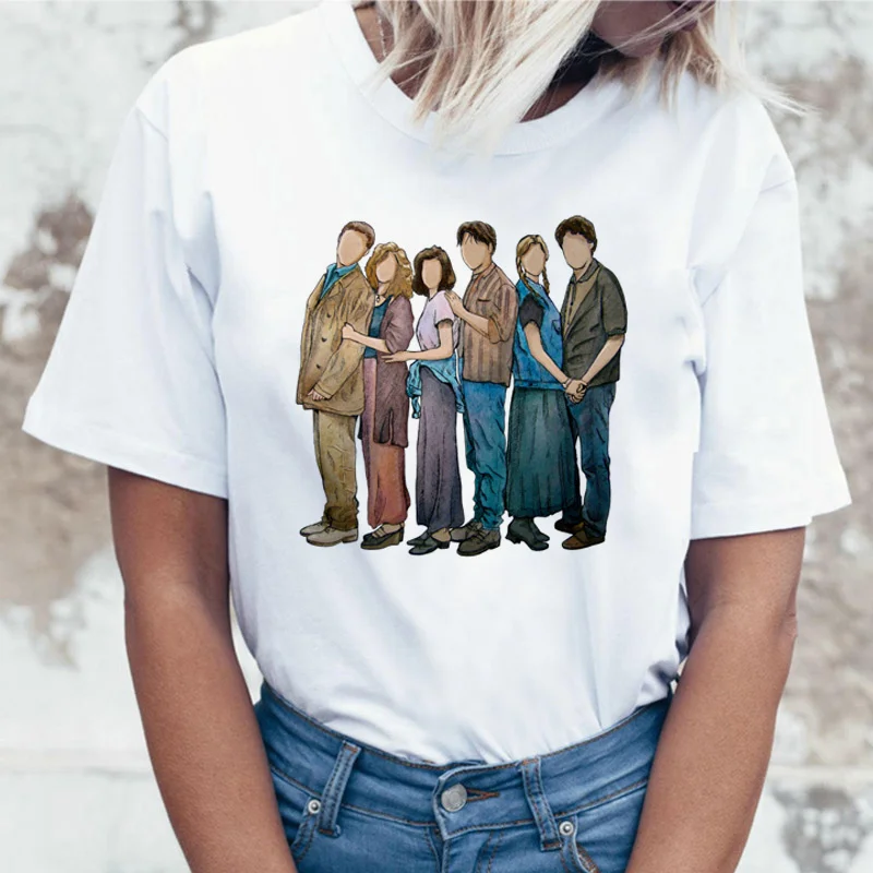 Забавная женская футболка модная для ТВ-шоу с друзьями повседневные футболки