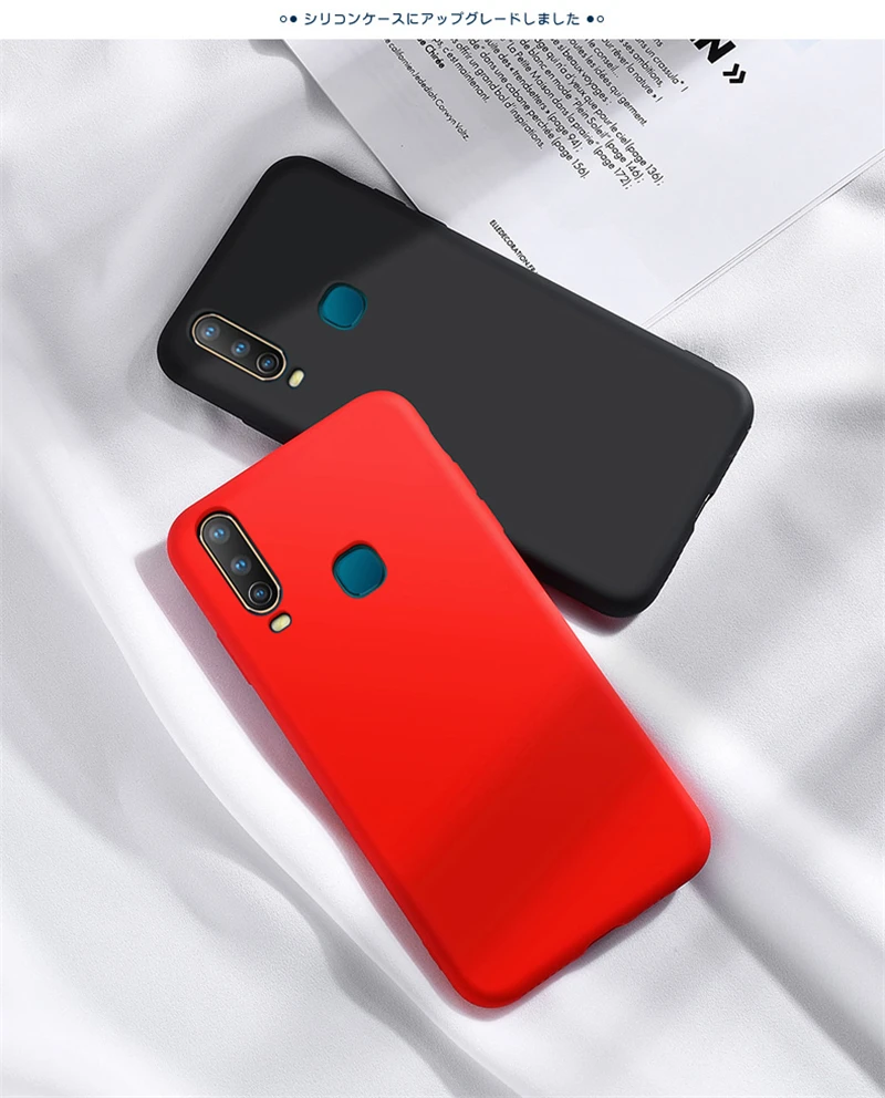 Чехол для Vivo Y17 чехол телефона мягкий резиновый оригинальный защитный из жидкого