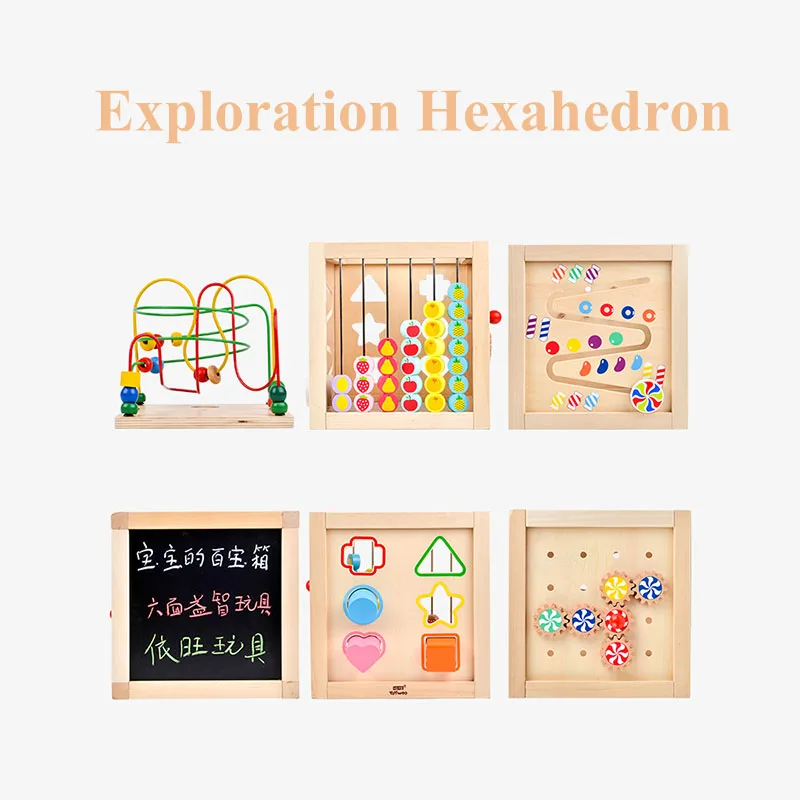 Игрушка Woo малыш образовательные фрукты конфеты круглые бусины Детские игрушки