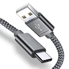 Кабель USB Type-C для Samsung S8 S9 S10 Plus, USB C мобильный телефон, кабель для синхронизации данных, кабель для быстрой зарядки для Xiaomi Mi9 Redmi Note 7