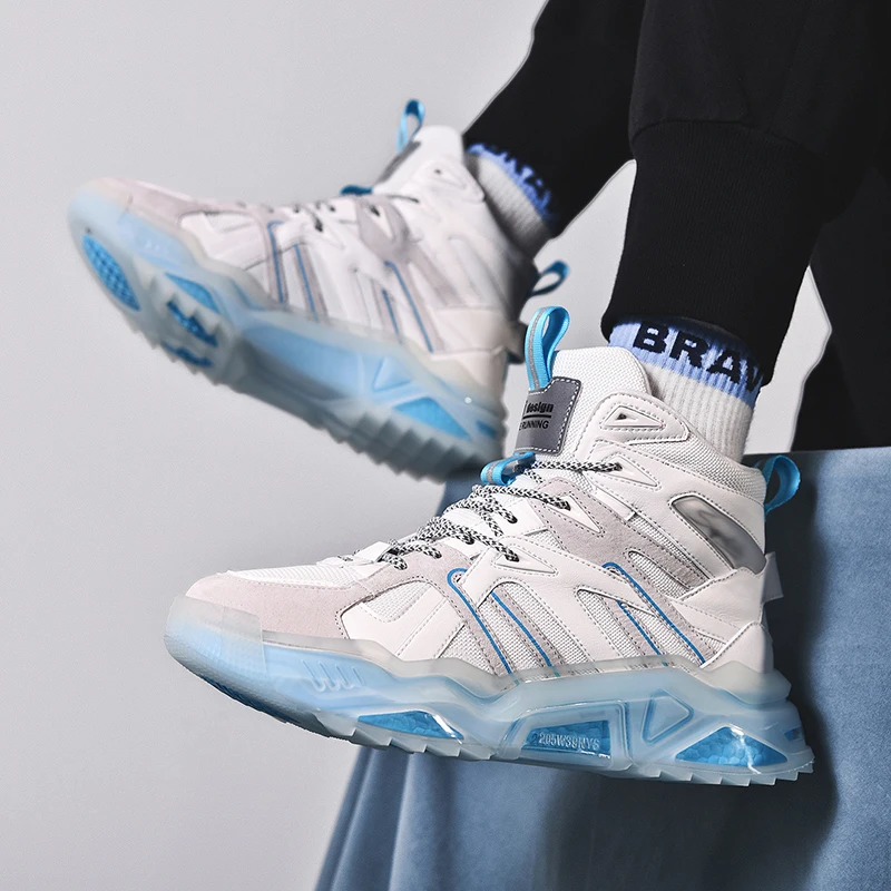 

Men's lightweight jogging shoes breathable men's basketball sneakers lace up comfortable men's casual shoes large