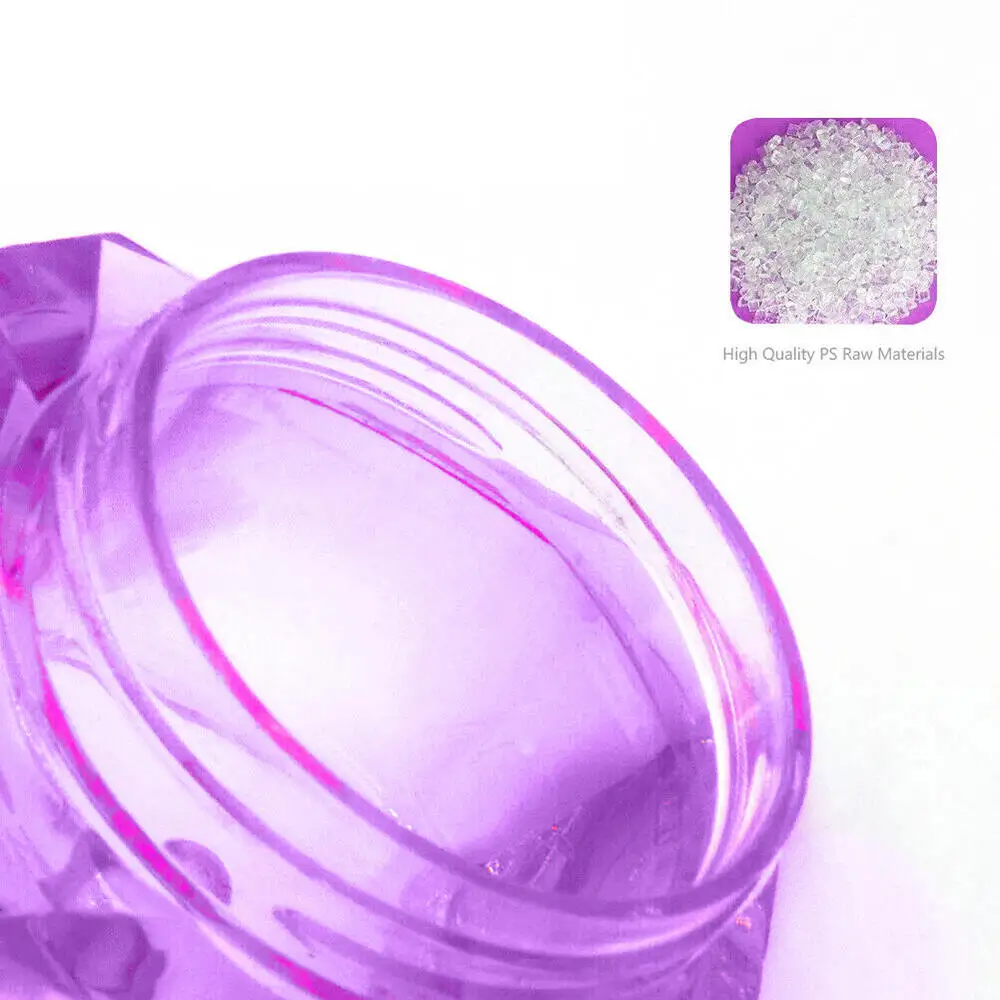

25Pcs 5 Gram/5 ML Cosmetic Container with Lids Diamond-shape Makeup Jars Bottles Portable Container Storage Tool Supplies