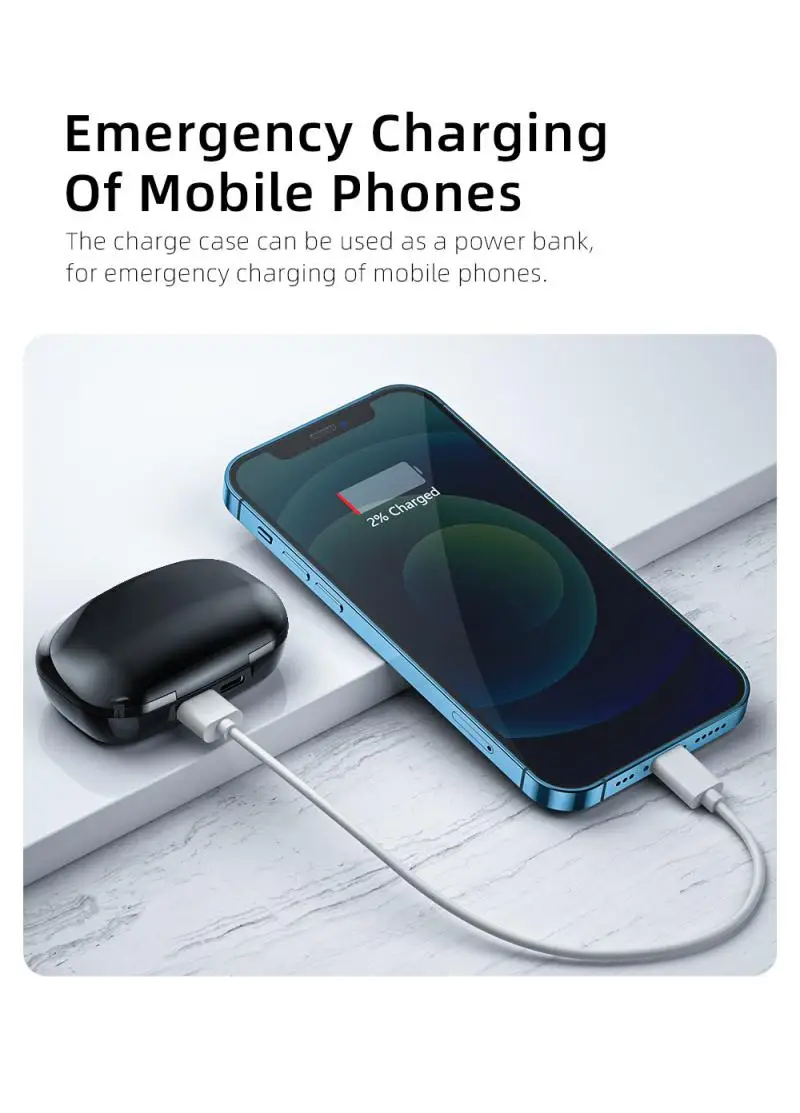 Essager гарнитура T22 наушники вкладыши TWS True Беспроводной громкой связи Bluetooth с