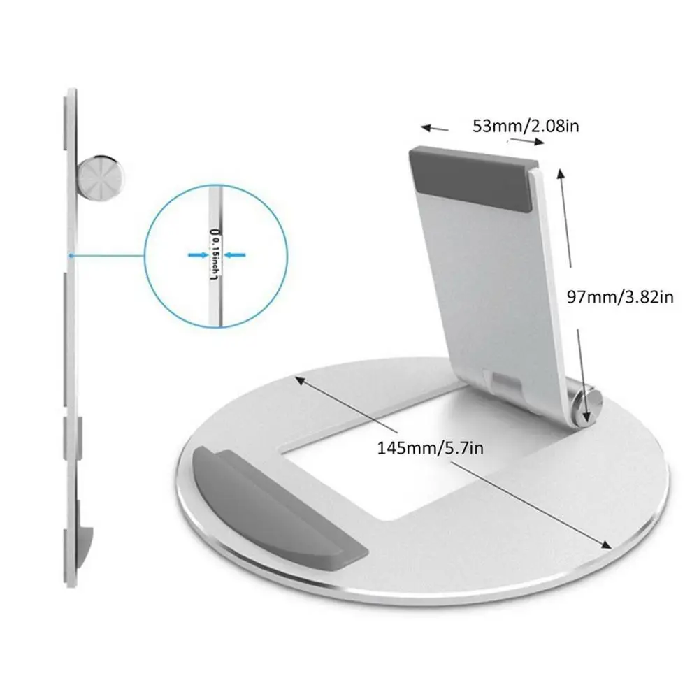 

Desktop Multi-function Convenient Rotating Universal Tablet Base Folding Lazy Mobile Phone Bracket with Lazy Mobile Phone Holder