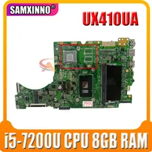 Akemy UX410UA Motherboard with i5-7200U CPU 8GB RAM For ASUS UX410UQ UX410UQK UX410UV UX410U RX410U Laotop Mainboard